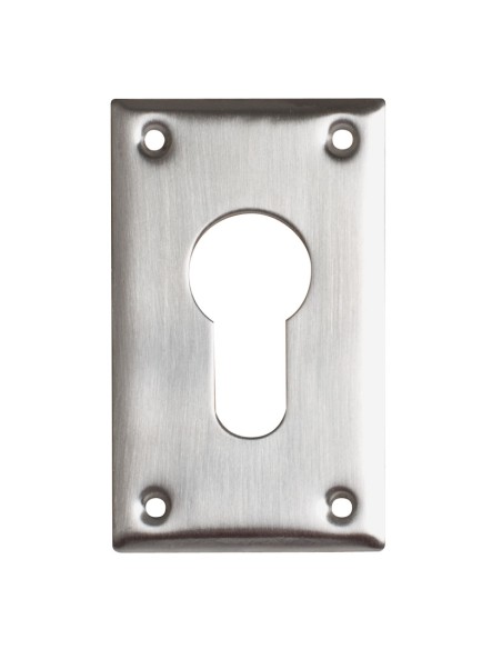 ESCUDO BOCALLAVE. 70x40 MM. A. INOX.