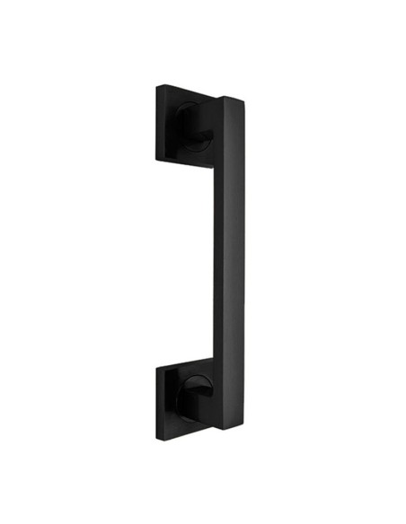 MANILLON C/ROSETA CUADR.50x49 mm. NEGRO.