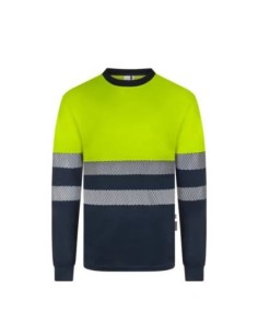 Camiseta AV Bicolor Algodón Reflatex Velilla 305619