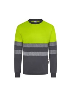 Camiseta AV Bicolor Algodón Reflatex Velilla 305619 2