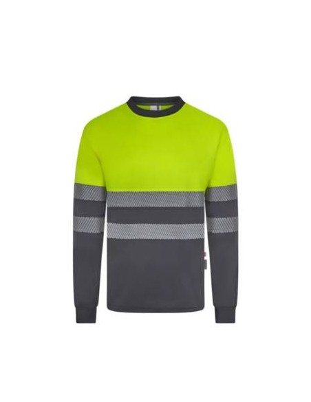 Camiseta AV Bicolor Algodón Reflatex Velilla 305619