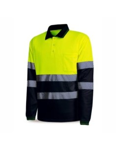 Polo M/L Poliéster y Bandas Segmetadas Marca 1288PAVLS*