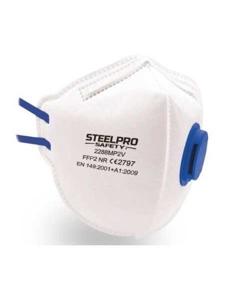 Mascarilla Plegable FFP2 con Válvula SteelPro 2288MP2V